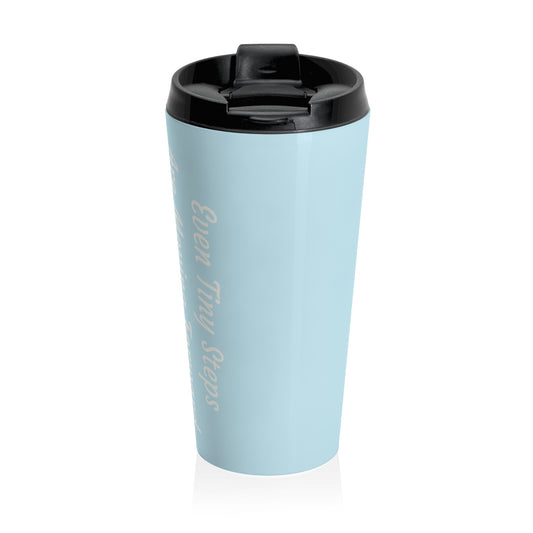 Travel Mug — "The Goal Is Progress Not Perfection" Motivational Stainless Steel Tumbler