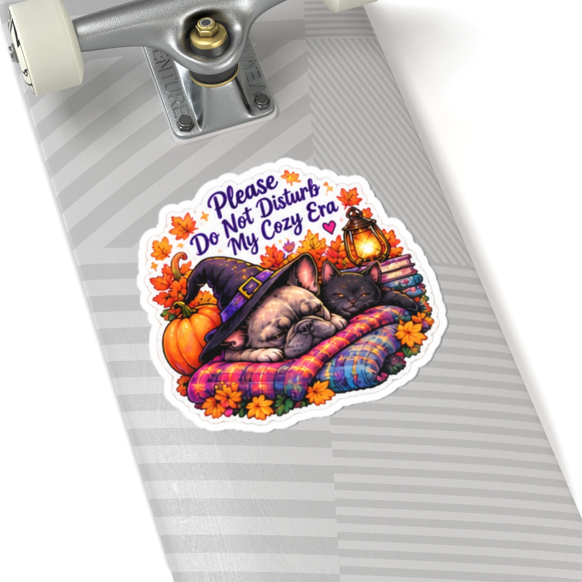 Please Do Not Disturb My Cozy Era Cozy Autumn Witch Sticker