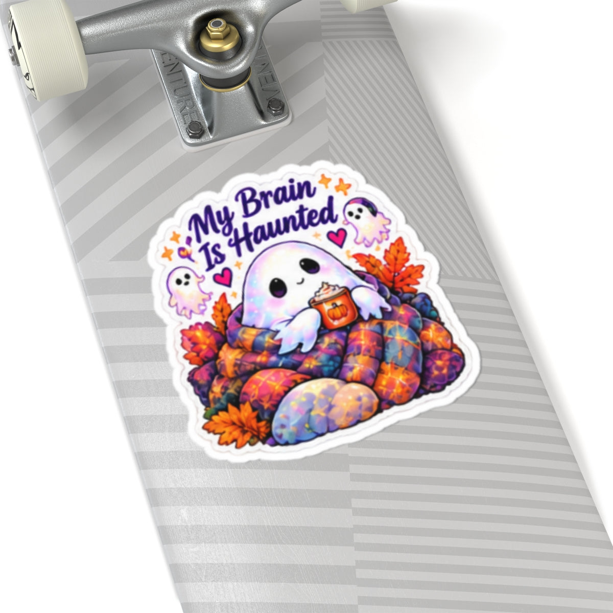 My Brain Is Haunted Ghost Sticker