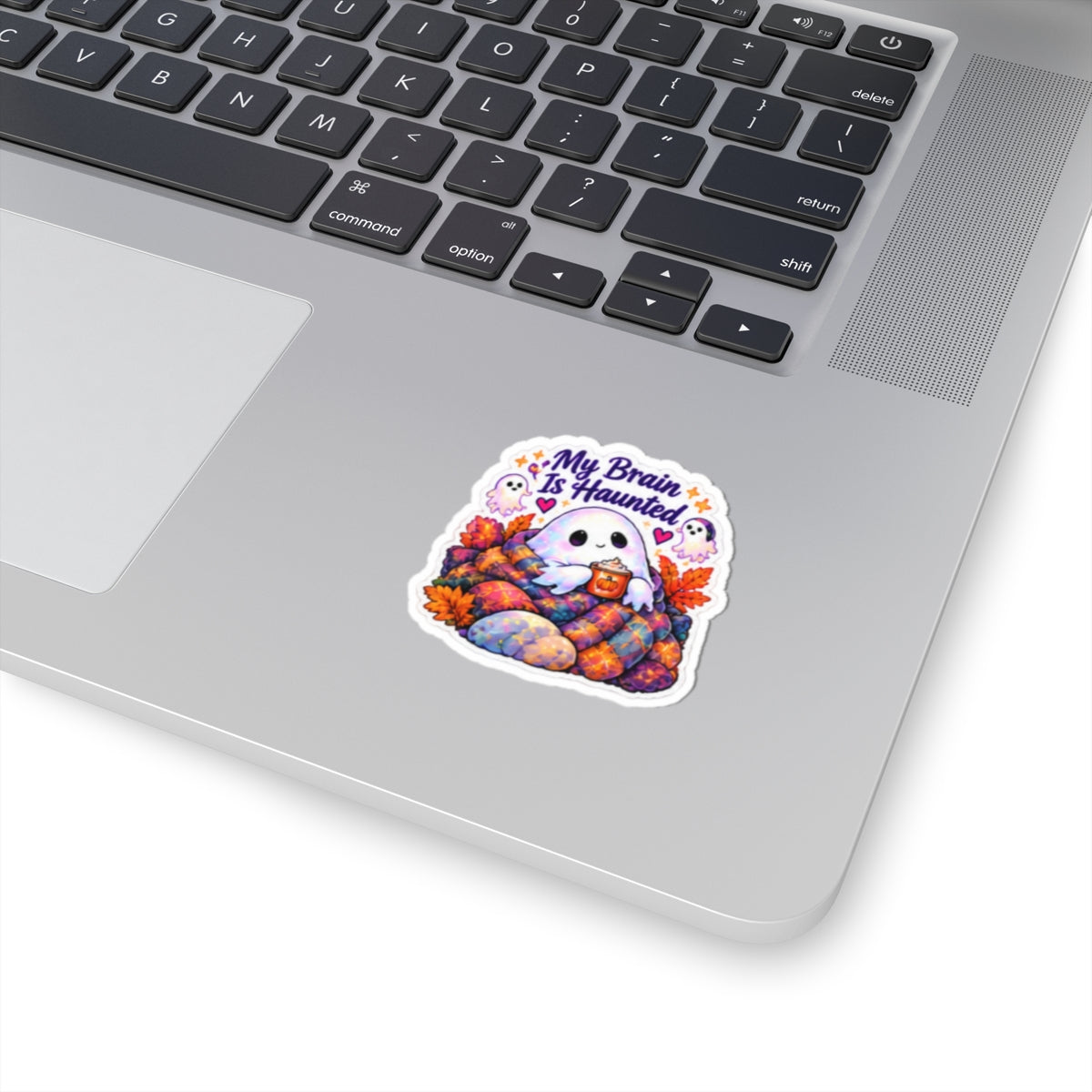 My Brain Is Haunted Ghost Sticker