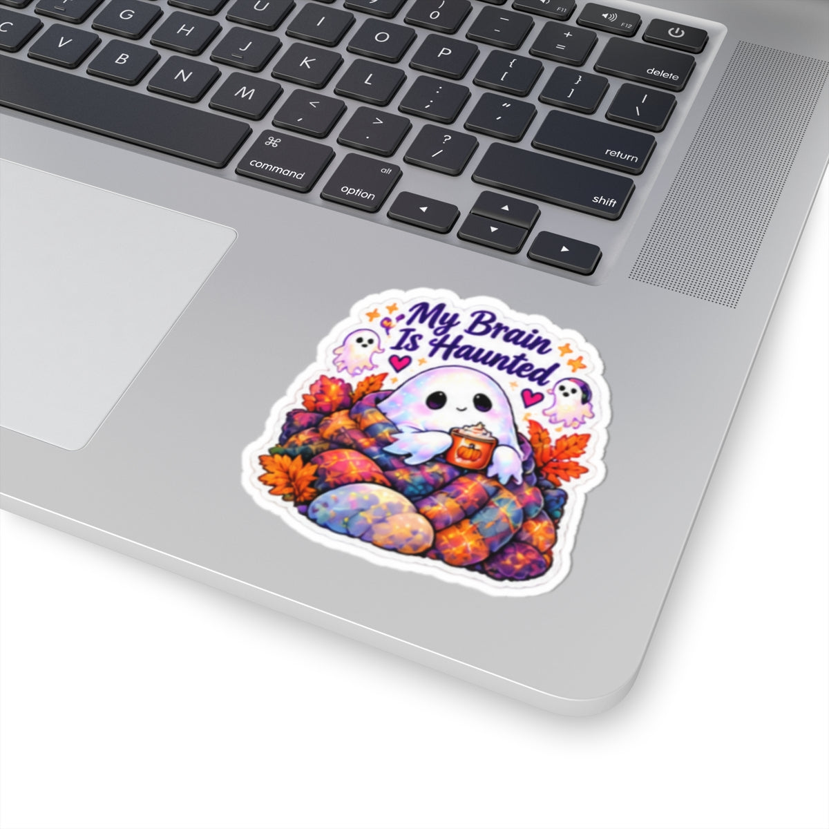My Brain Is Haunted Ghost Sticker