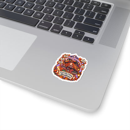 "Currently Casting Boundaries" Sticker — Witchy Fall Kiss-Cut Sticker ("Currently Casting Boundaries")