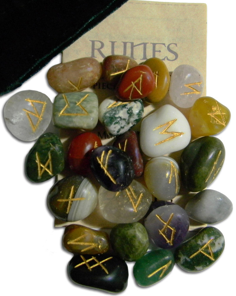 Multi Gemstone Rune Stones