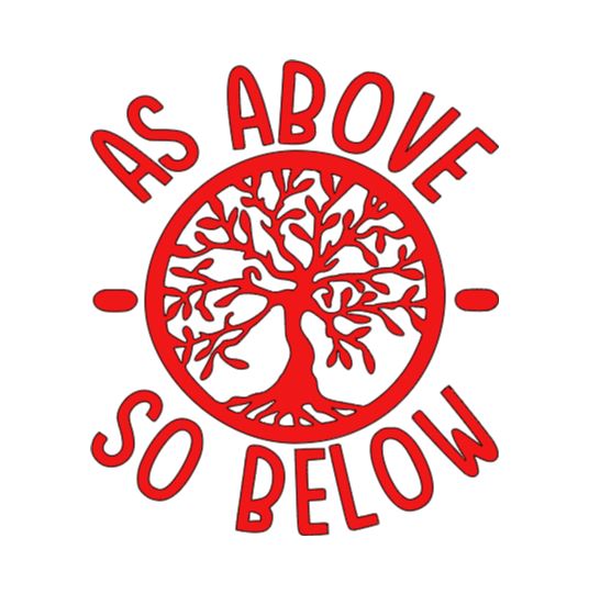 As Above So Below Witch Vinyl Decal Sticker Halloween Horror Metaphysical