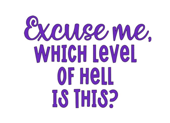 Level of Hell Vinyl Decal Sticker Halloween Horror Metaphysical