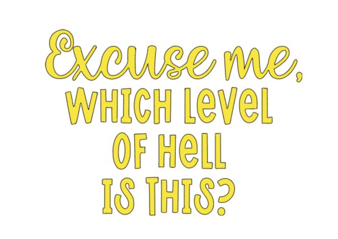 Level of Hell Vinyl Decal Sticker Halloween Horror Metaphysical