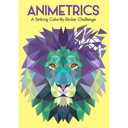 Animetrics: A Striking Color-By-Sticker Challenge - Paperback