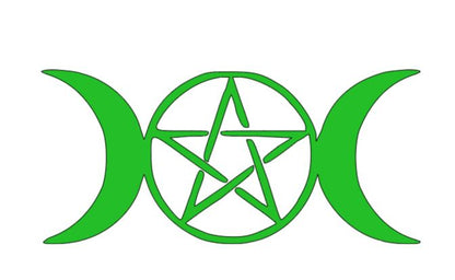 Triple Moon Vinyl Decal Sticker Halloween Horror Metaphysical