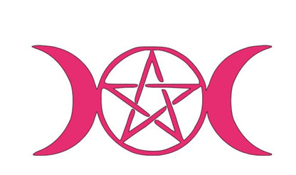 Triple Moon Vinyl Decal Sticker Halloween Horror Metaphysical