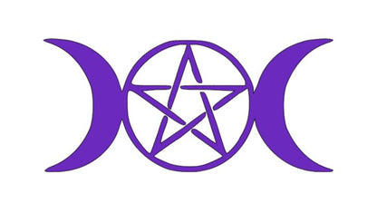 Triple Moon Vinyl Decal Sticker Halloween Horror Metaphysical